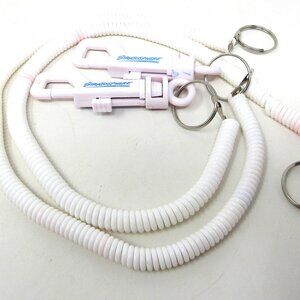 2 Stratosphere Casino Lanyard Coil Cord Player Card Holder Las Vegas NV